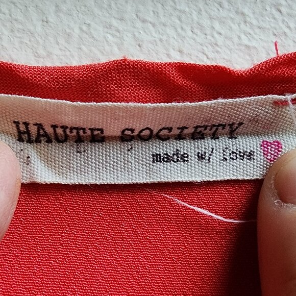 Haute Society Hot Pink Lace Tank Top Size Small - Picture 8 of 12